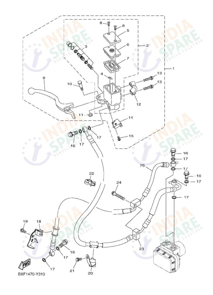 FRONT MASTER CYLINDER